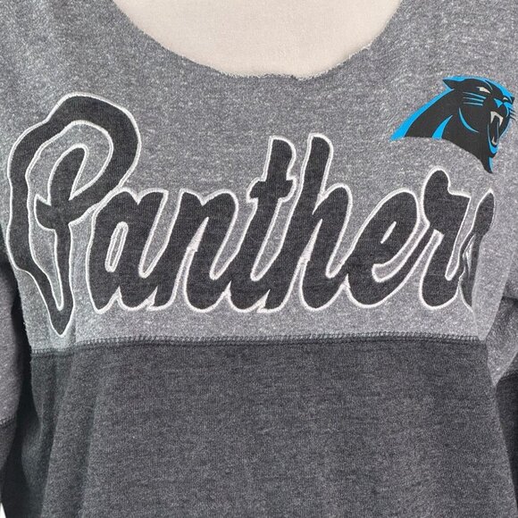NFL Team Apparel Carolina Panthers Pullover Sweatshirt Women's Size Small - Picture 2 of 6
